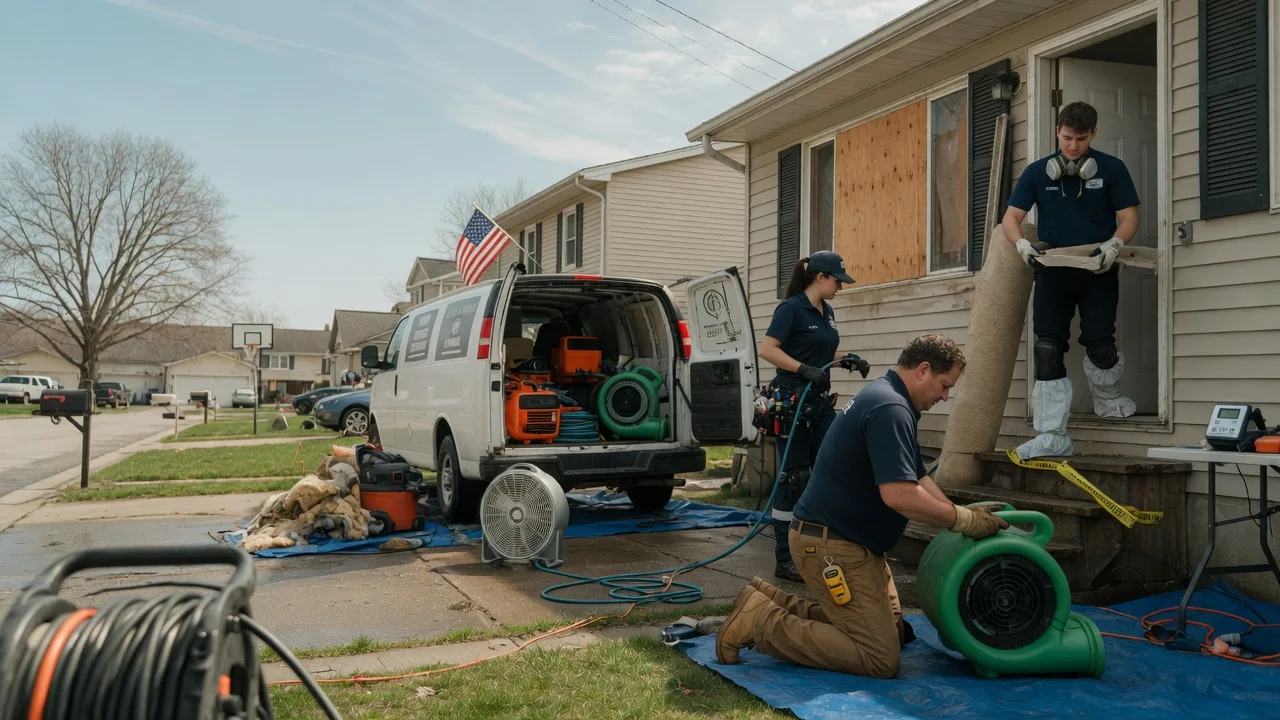Water Damage Restoration in Aviston, IL near me